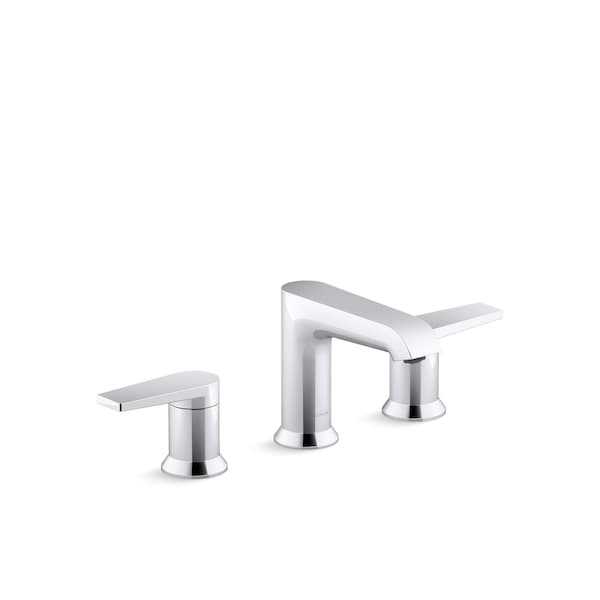 Kohler 10 in, 11 in, 12 in, 13 in, 14 in, 15 in, 16 in, 8 in, 9 in Mount, 3 Hole Bathroom Faucet 97093-4-CP - main